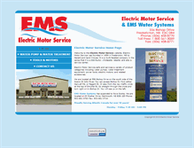 Tablet Screenshot of electricmotorservice.ca
